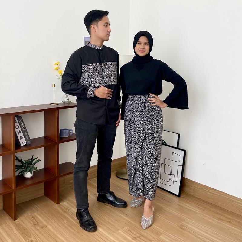S E I A | SENADA SET COUPLE HITAM BATIK 1