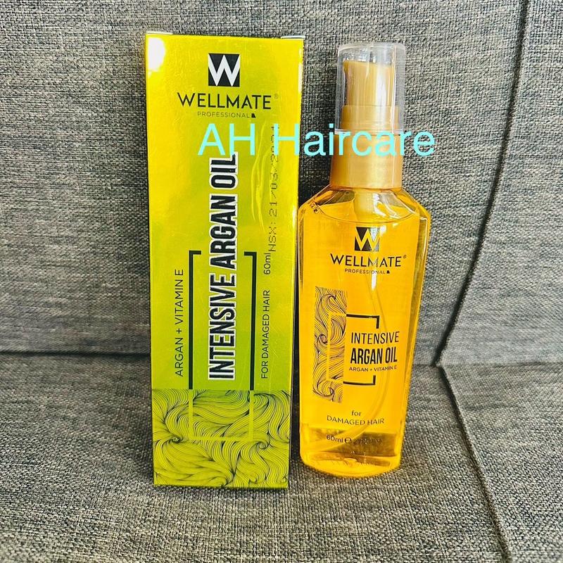 Tinh Dầu Dưỡng Tóc WELLMATE KERATIN ARGAN OIL 60ml & 100ml chính hãng phục hồi làm mềm hương nước hoa
