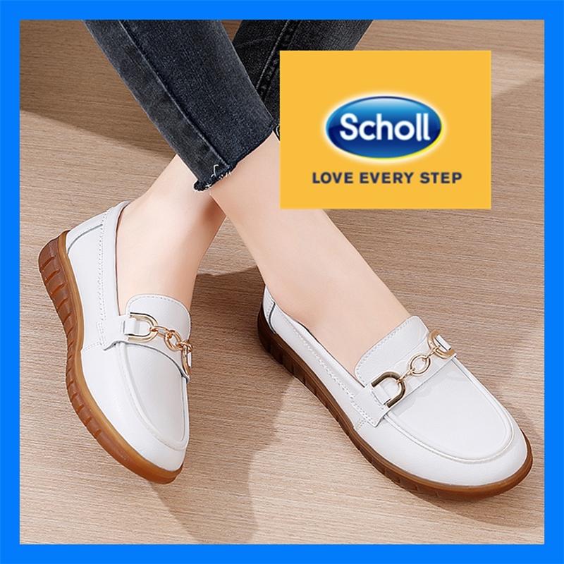 scholl women shoes Women's scholl casual leather shoes scholl ladies shoes Boat Shoes Loafers Shoes 4