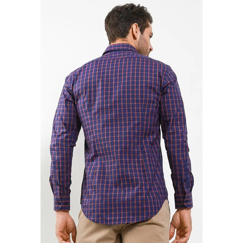 Kemeja Slim Fit Pria CDL I0204J11F 1