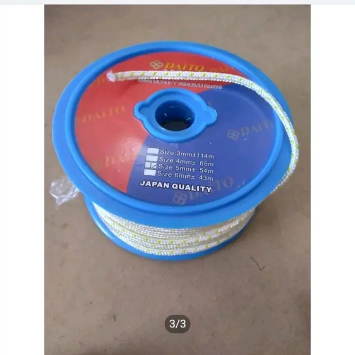 Tali engkol recoil stater 5mm mesin gx160/gx200/gx270/gx390( harga permeter) 2