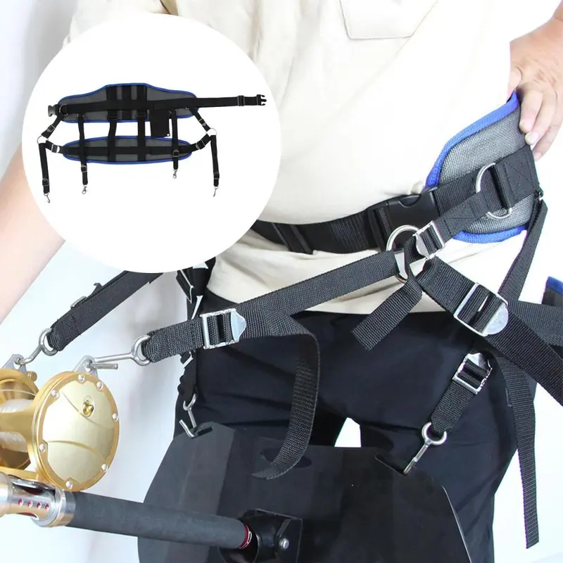 Fishing Vest Waist Belt Breathable Practical for Stand up Carp Fishing Kit 2