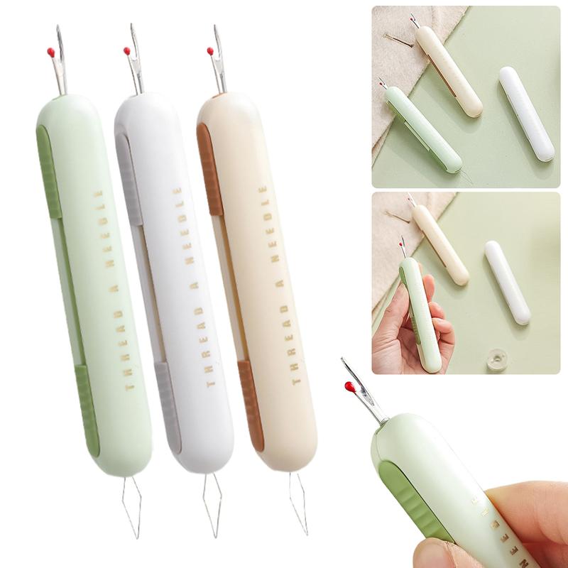 1/2PCS Seam Ripper Needle Threader Seam Ripper 2 in 1 Thread - TikTok ...