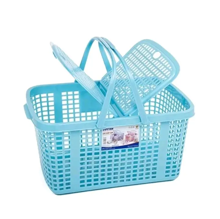 Giỏ Nắp Nhựa Duy Tân ,Giỏ Đi Sinh ,Giỏ Đựng Đồ