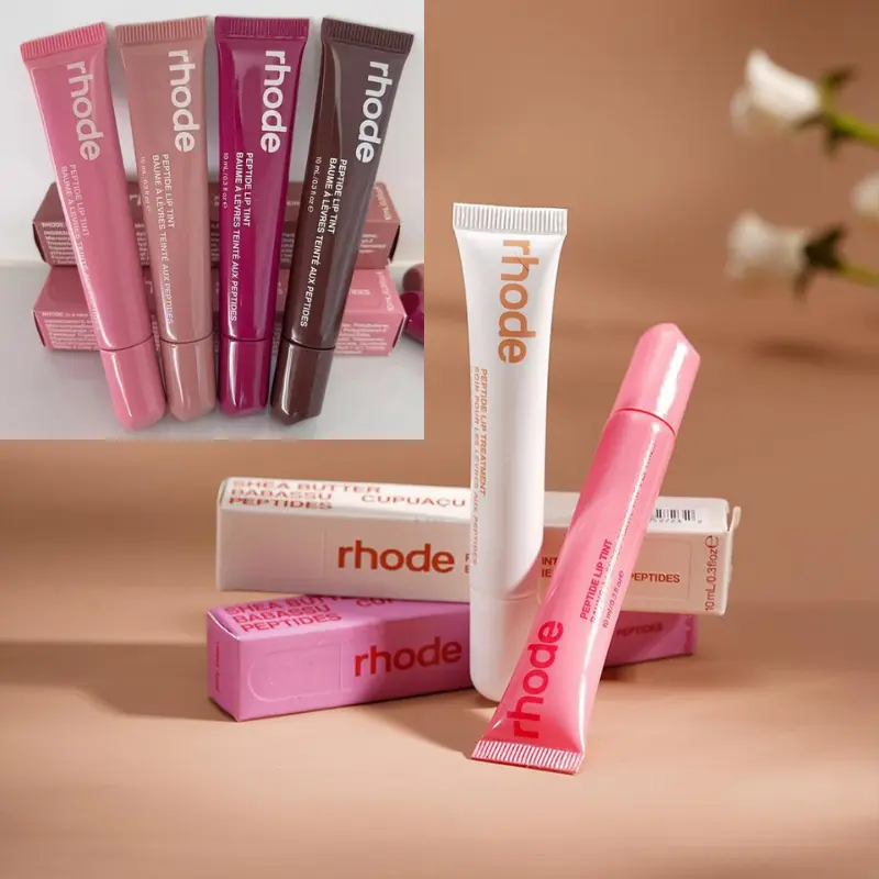 【NEW】RHODE Peptide Lipstick Lip Moisturizing Tinted Lip Balm Raspberry Ribbon Toast Espresso Lip Gloss Lip Glaze Lipstick