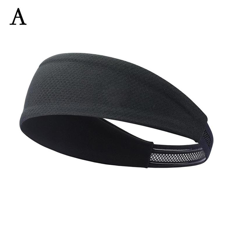 1pCS Sweatband for Men Women Elastic Sport Hairbands Head Band Yoga Headbands Headwear Headwrap Sport Workout Hair Accessor J3Y8 0