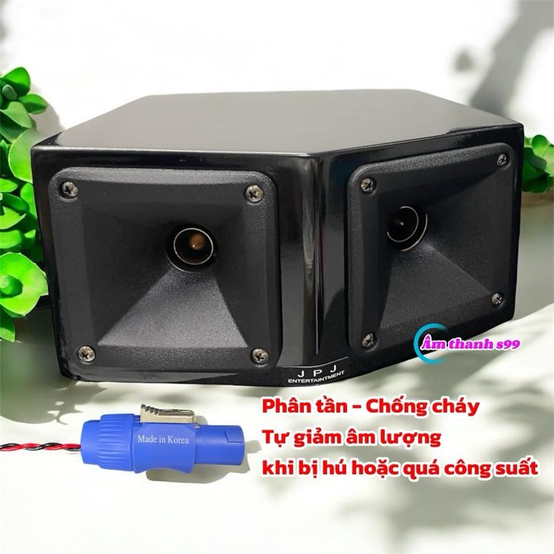 Loa Treble rời VS2250-JPJ-Thùng gỗ Sơn Pu chống nước. 2 củ treble 250+ Neo tiếng to, tí tách, không chói tai. Phân tình chống cháy. Tự giảm âm lượng khi bị hú.hoặc quá công suất. Dùng gắn cho loa kéo, loa xách tay, loa karaoke, loa full, Loa nghe nhạc.