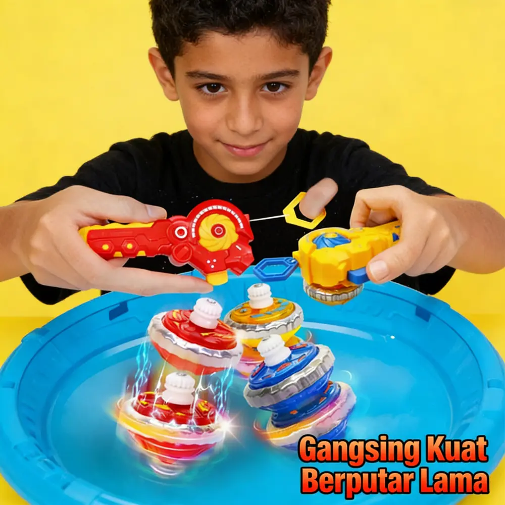 Mainan STEM Anak SD: Stacking Top Interaktif dengan Tali Tarik, Gear Mekanik, LED Edukatif, dan Sains Eksperimen - Kreatif & Motorik Halus, Hadiah Fisika Dasar & Robotik Pemula, Model [Model Name], UK [Measurement]