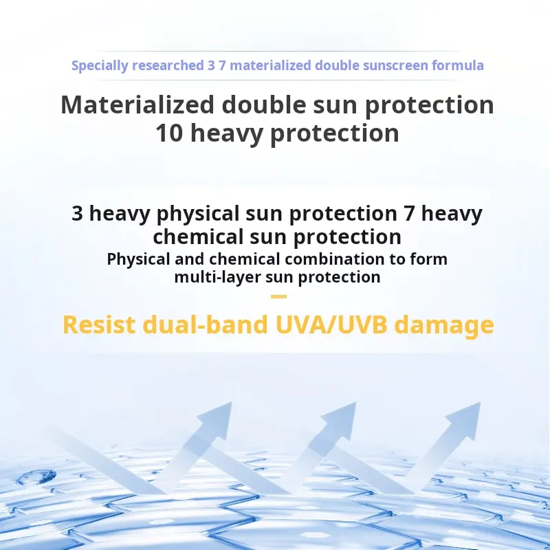 Kem Chống Nắng HUNMUI SPF50 + +, Dưỡng Trắng, Chống Tia UV Hiệu Quả, Sữa Khuôn, Tươi Mới, Không Nhờn, Bảo Vệ Trước Khi Trang Điểm, Mua 1 Lấy 1 & Hoàn Xuống 5