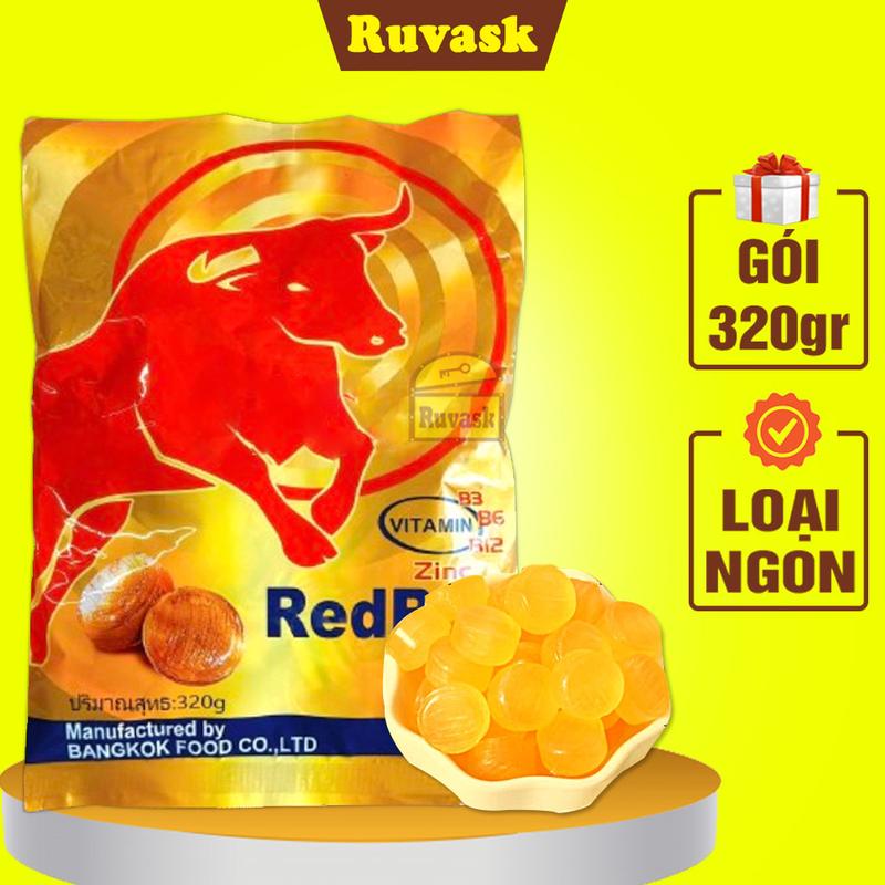 Kẹo Bò Húc THÁI LAN Gói 320G - Kẹo Tăng Lực Vị Bò Húc Đủ Mẫu - Kẹo Ngậm Vị Bò Cụng Ruvask