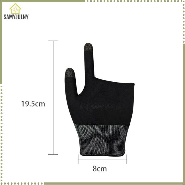 SAM - Găng Tay Chơi Game 2 Ngón, Thoáng Khí, Chống Mồ Hôi, Tương Thích Pubg, Ăn Gà, Màn Hình Cảm Ứng, Đầu Ngón Tay, 1 Đôi 2