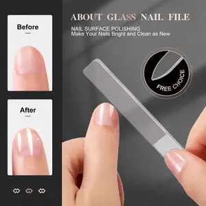 (Produk Baru) KIKIR PENGKILAP KUKU KACA ALAT PENGKILAP KUKU  ASAHAN KUKU / NANO NAIL FILE BUFFER MANICURE PEDICURE SET