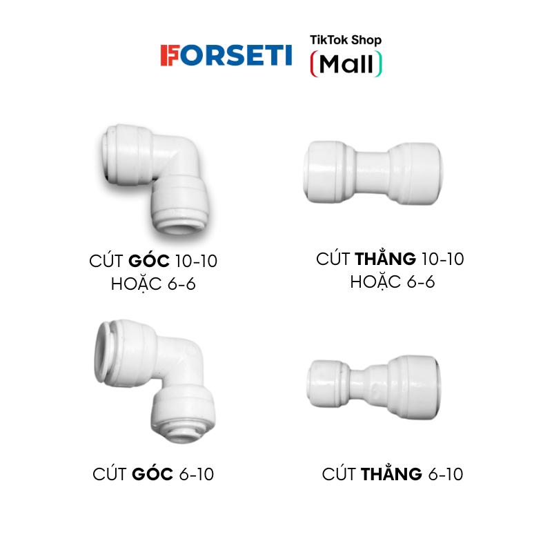 [LẺ 1 CÁI] Cút Nối Nhanh Phi 6 Và Phi 10 cho Máy lọc nước Karofi, Korihome, Kangaroo,...