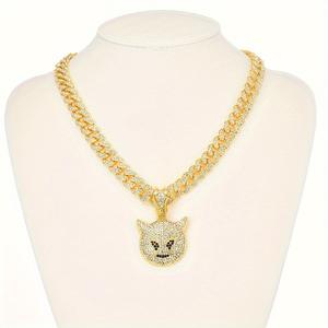 Pautan Cuba Gengar, Emas dan Perak Bergaya, Sesuai untuk Semua Orang baddies  chain