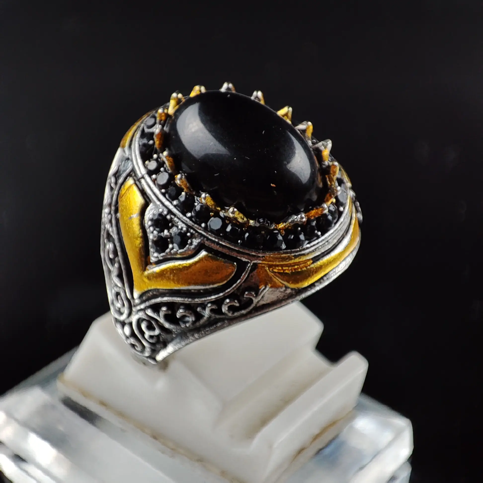 cincin kecubung Wulung bahan titanium