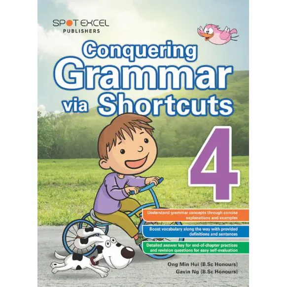 Casual Conquering Grammar Via Shortcuts P4/Singapore Syllabus/Assessment Book