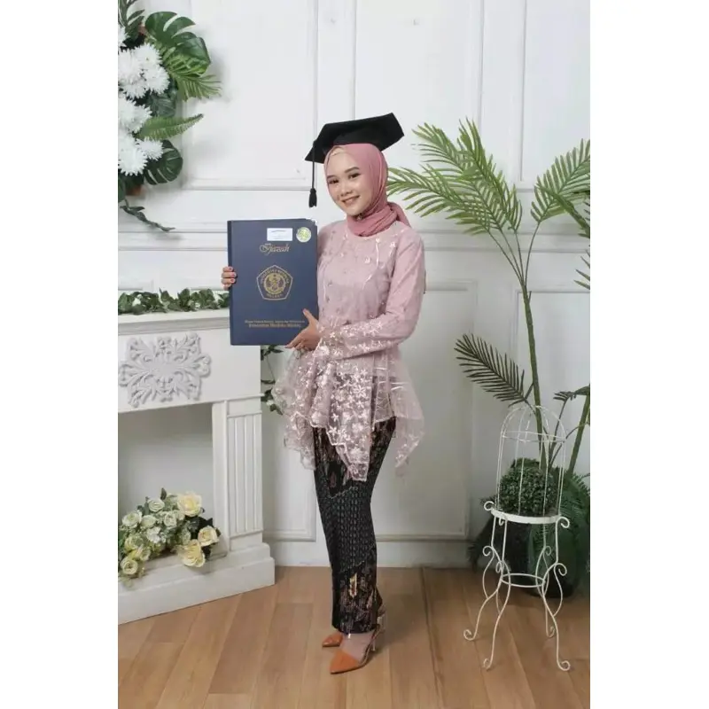 ZHAN.STORE - COD - Kebaya aurora pita gomez/ / Tunik Brokat / Kebaya Modern / Kebaya tile / Kebaya Favorite / Batik Couple/kebaya pesta/kebaya akad/kebaya wisuda/kebaya kondangan/kebaya modern/kebaya terlaris Baju Dress Wanita Setelan 2