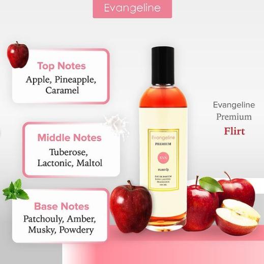 Product Introduction of Parfum Evangeline Premium 100ml Eau De Parfum Perfume Wangi Liquid Terwangi 3