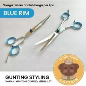 [54]    GUNTING GROOMING STYLE BULAT CURVED ANJING KUCING STAINLESS STEEL