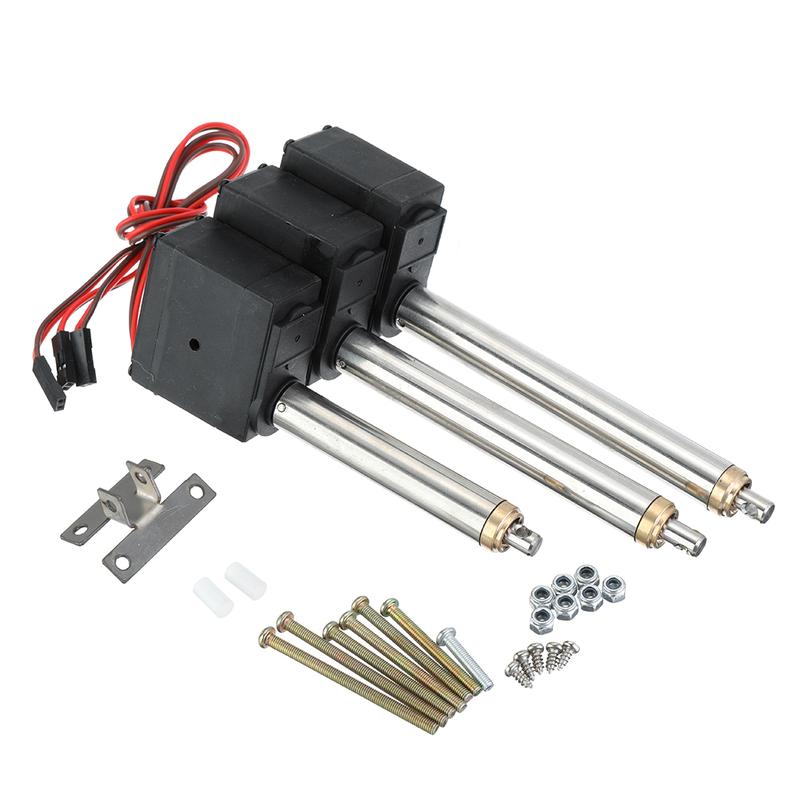 Trục vít nâng cấp máy xúc huina 595 / 592 hoặc chế xe điều khiển từ xa - động cơ servo 2 dây 4