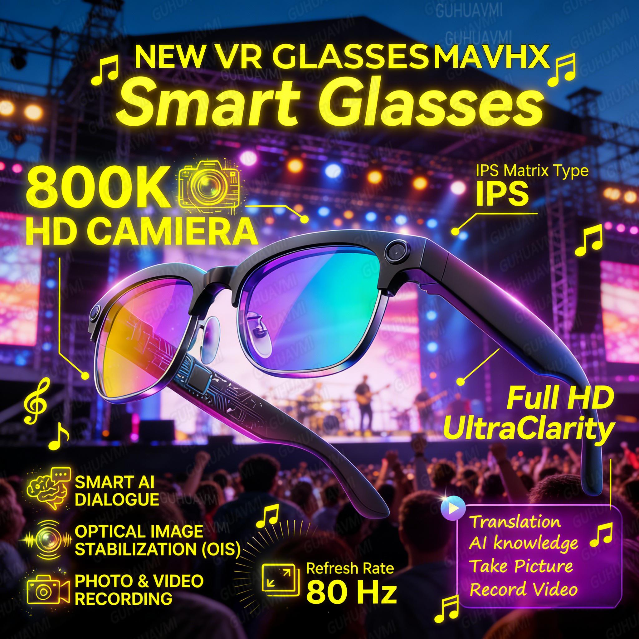 2026 New Smart AI Glasses Bluetooth 8K HD Call Photochromic Multifunction Chat GPT Voice Assistant Music Player Translate Sports - Image 7