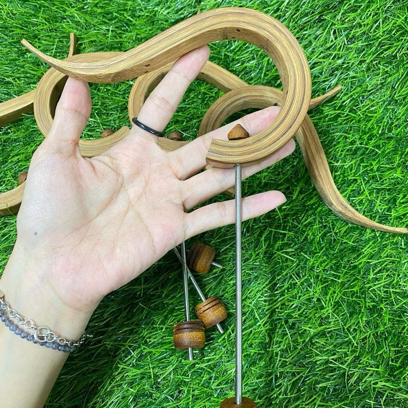 Móc Lồng Chim Chào Mào uốn liền bằng tre , gỗ