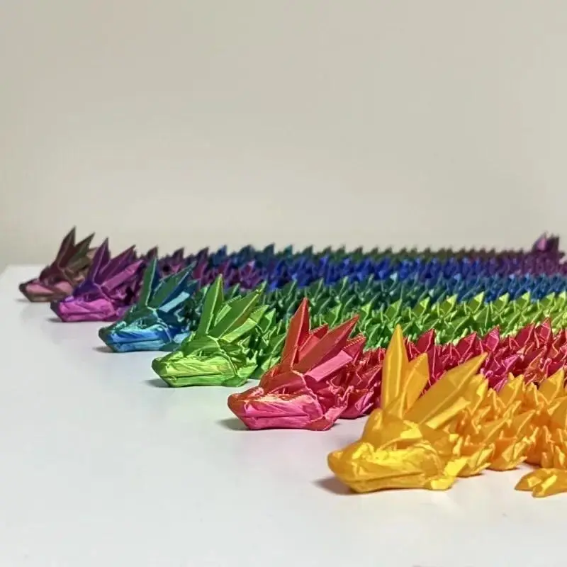 New 3D Printed Chinese Dragon Full Body Joints That Can Move Home Furnishings and Decorations Are Worth Collecting Creative Toys Design Decorating 4