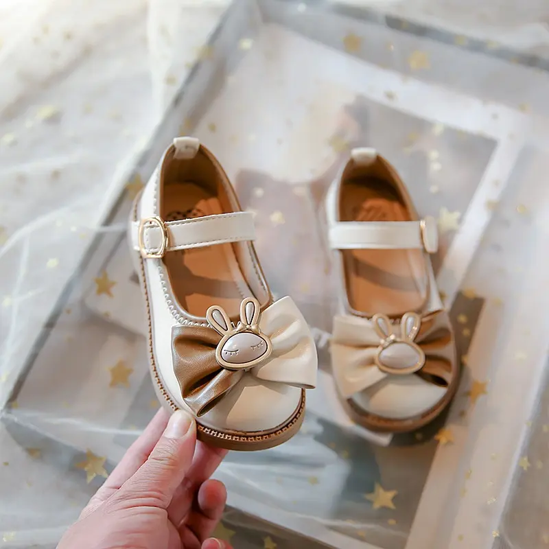PreciousOne -  SEPATU anak perempuan motif 2 warna kelinci mata tidur - 989 2