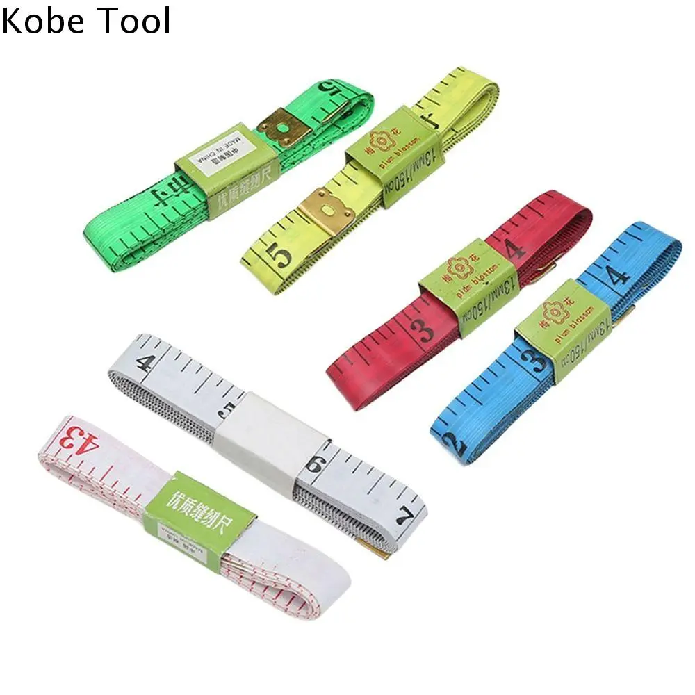 New 60in Soft Tape Measures Double Scale Mini Clothes Tailor Ruler Flat Ruler