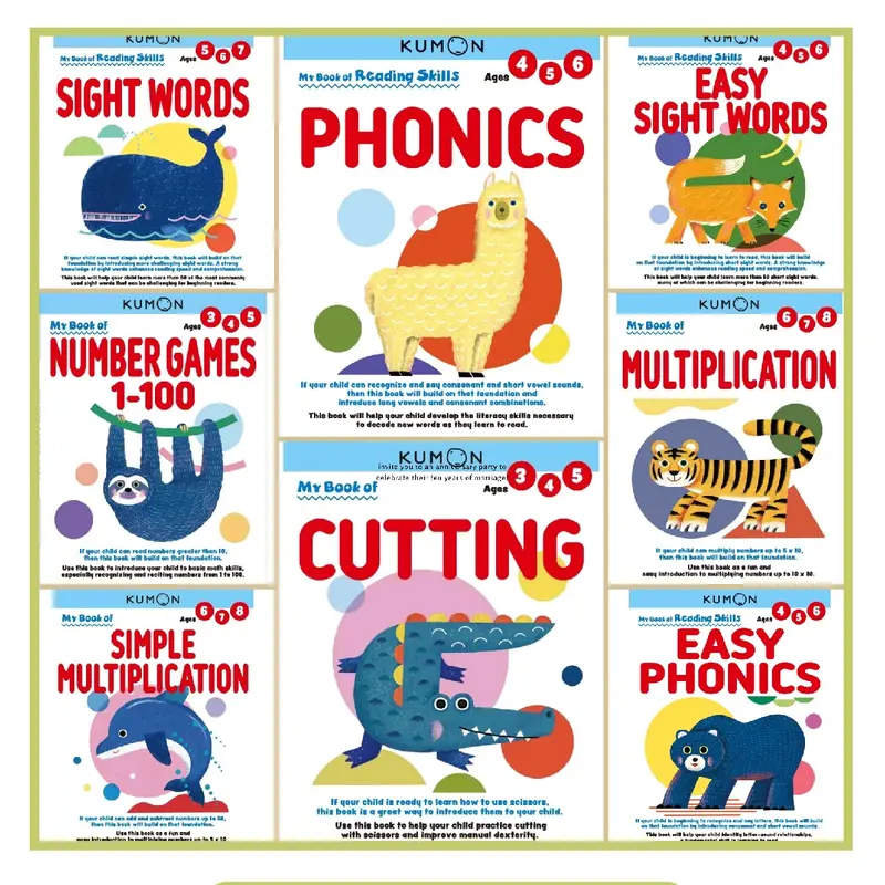 KUMON Work Book Series Buku Edukasi Anak 8
