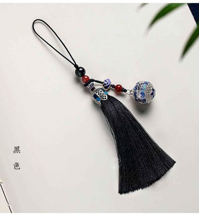 Product Introduction of [2120 Positive Reviews] Qiongrui Portable Aromatherapy Sachet Tassel Phone Chain Pendant Hanging Rope Chinese Retro Style Personalized Pendant Car Keychain 2025 14