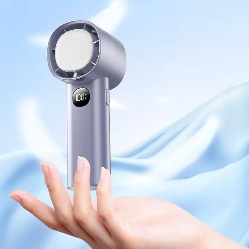 Handheld small fan with night light, dormitory bedside electric fan, silent charging, long battery life, usb Wind treasure micro, small, portable, mini and portable fan  portable  mini 1