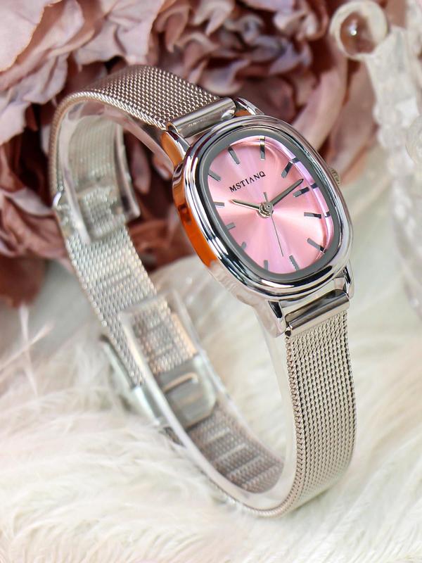 Women's Elegant Fashion Round Dial Analog Quartz Watch, Fashion Watch for Party, Daily Clothing Decor, Trendy All-match & Exquisite Watch for Birthday Gift with Box 3