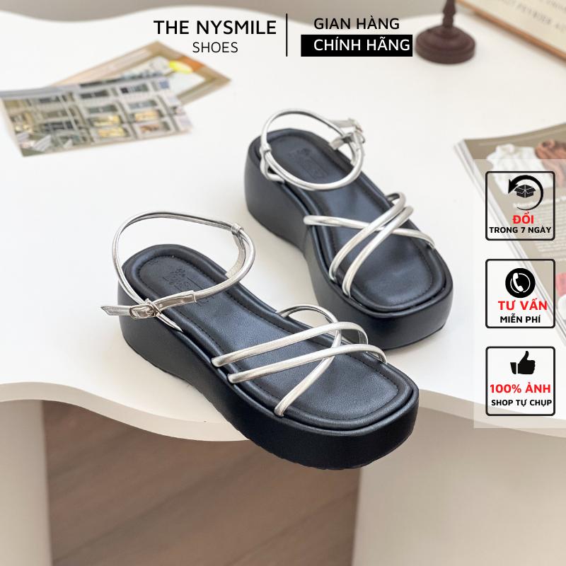  Giày sandals 5P quai hậu nữ  sandals đế bánh mì 5p - THENYSMILE - FONDAI 