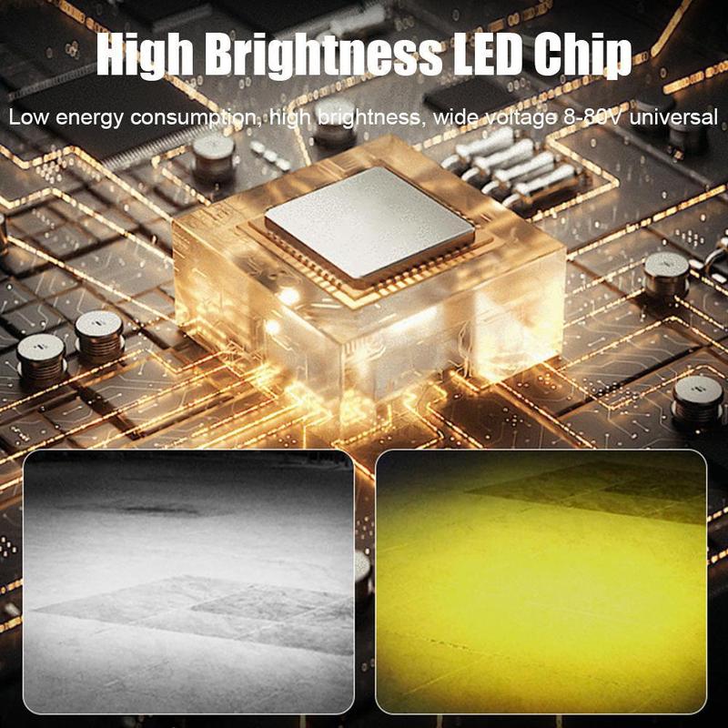 Product Introduction of H4 P15D LED Motorcycle Light 3000K/6000K 12V Headlight Driving Bulb Universal Auxiliary Spotlight Lamp Moto Accessories 34