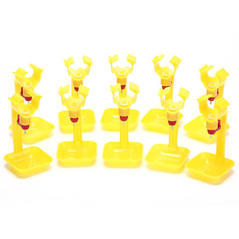 Product Introduction of 10pcs poultry chicken hanging duck drinking water nipple drinker feeder with cup 23