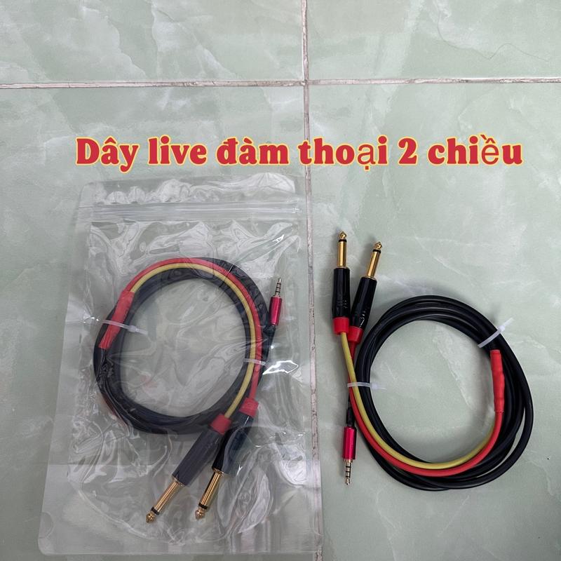  Dây livestrem đàm thoại 2 chiều mixer F4 F7 M4 E4 G4 Icon Upod Pro 