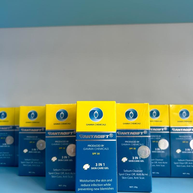 Gel giảm mụn và thâm Gamma SANTAGIFT thông thoáng lỗ chân lông 20g 3