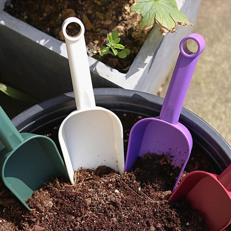 Product Introduction of Practical Thickened Soil Scoop Plastic Ergonomic Flower Shovel Multifunctional Lightweight Garden Hand Shovel 11