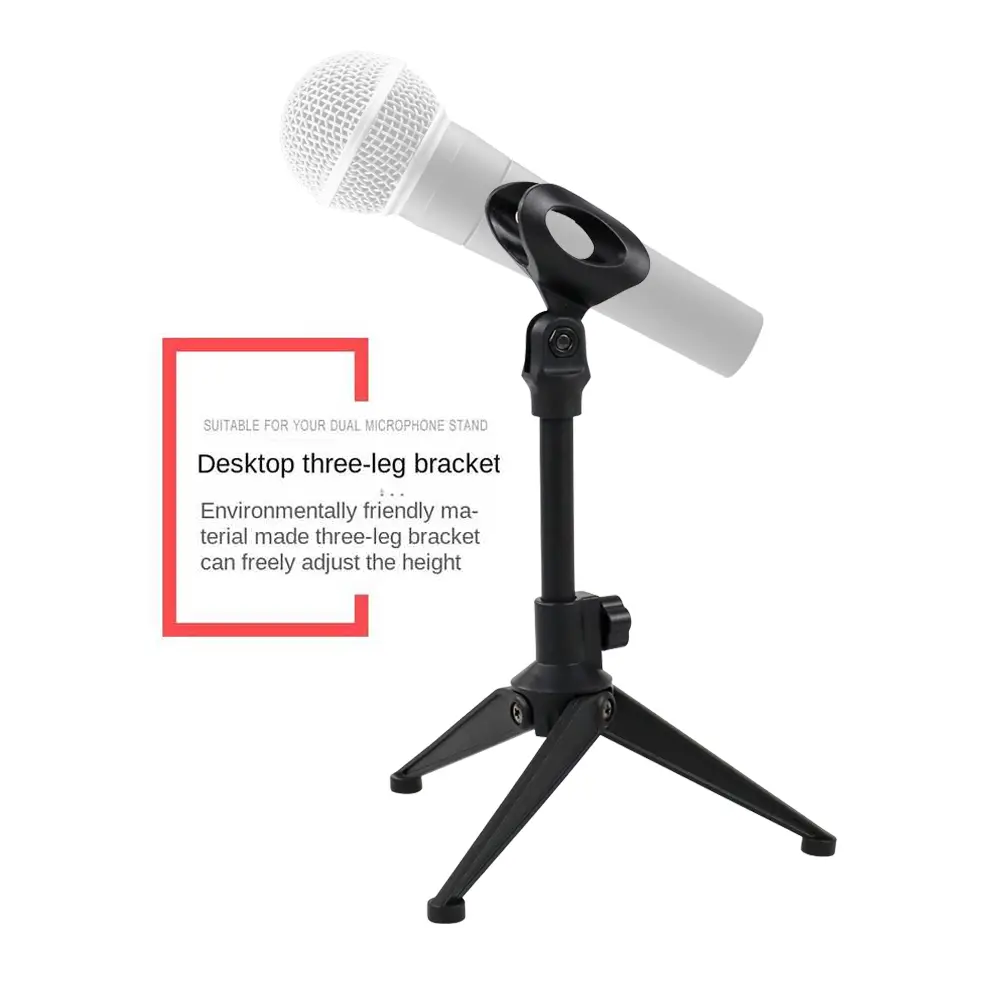 Stand Mikrofon Desktop Microphone Holder Adjustable Height stand mic tiang mic berdiri panjang holder microphone stand mic panjang full besi stand mic plus holder hp tripod mic stand mikrofon stand mic pendek murahcagak mic