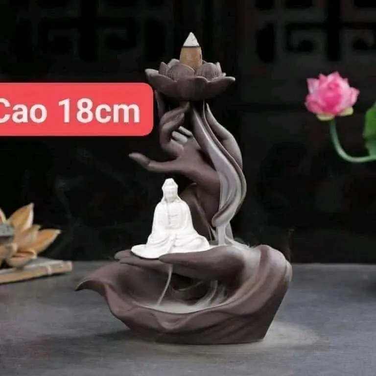 Thác Khói Trầm Hương-Tay phật  Bên Thác +5 Nụ Trầm Tự Nhiên