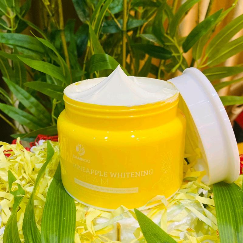 Kem body dứa bamboo, Pineapple whitening cream Bamboo Dưỡng Da Body Làm Đẹp Da duong trang