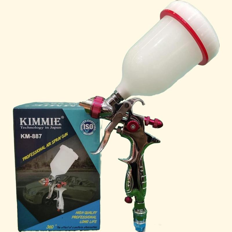 Máy phun sơn Kimmie H887 (lon nhựa) phun bóng , phun màu sơn xe , nội thất ...
