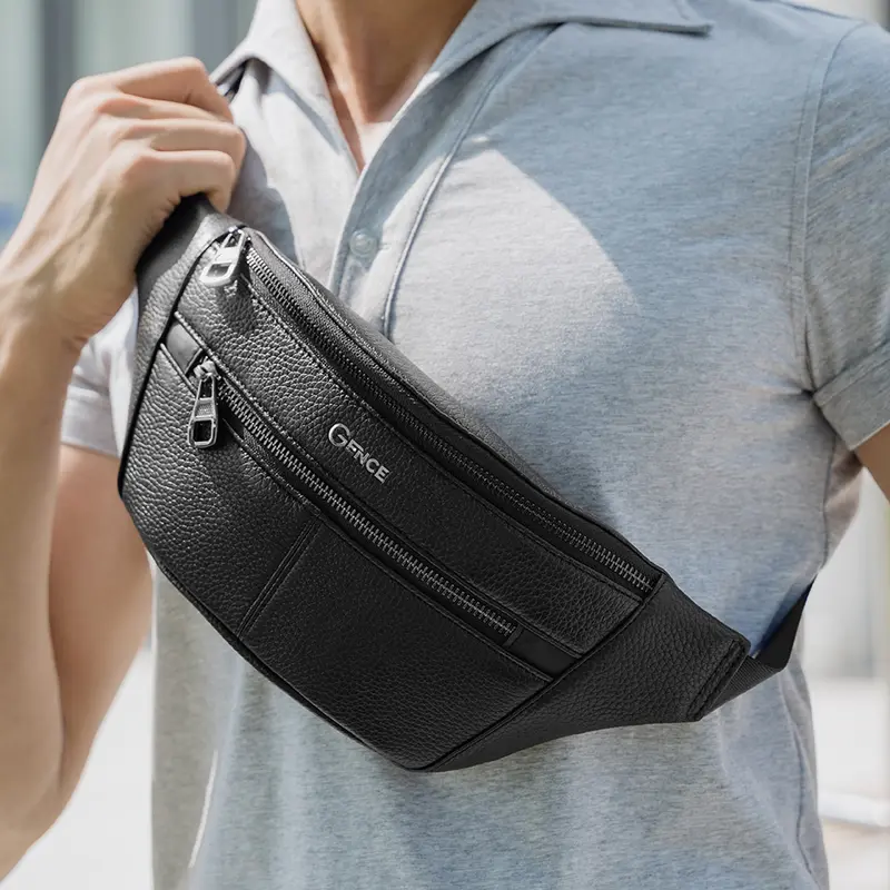 Túi Đeo Chéo Ngực Nam Gence Da Bò Mill TZ01 Túi Đeo Chéo Bag 2