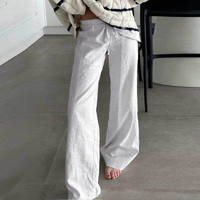 Casual Solid Patchwork Straight Mid Waist Straight Solid Color Bottoms(14 colors) Casual Solid Patchwork Straight Mid Waist Straight Solid Color Bottoms(14 colors)
