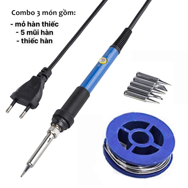 Mỏ hàn thiếc, Hàn Nhiệt 220v 60w, máy hàn thiếc cầm tay mini hàn linh kiện điện tử mo  han