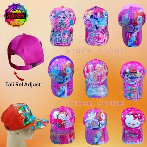 Topi Anak Mika Baseball Karakter perempuan laki laki Fashion