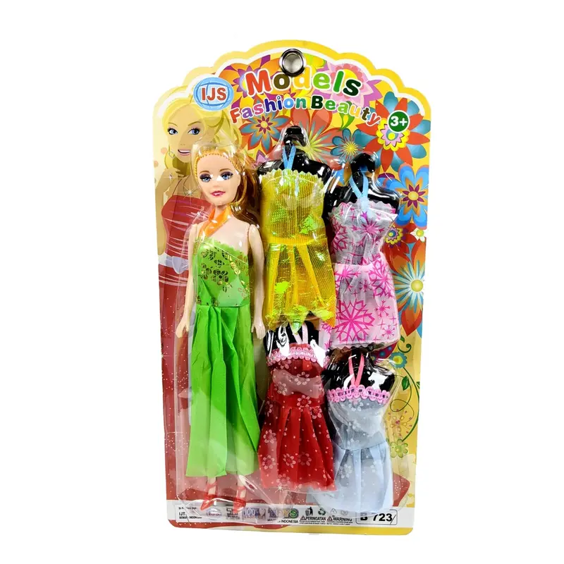 Mainan Barbies Isi 4pcs Baju Set B 723 / Mainan Barbies Anak Cewek / Mainan Barbies dan Baju / Mainan Anak 2