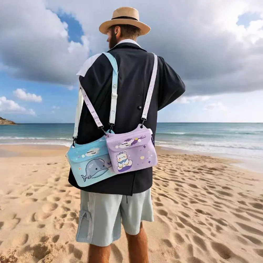 Waterproof Swimming Waist Bag Pouch Storage Bag Adjustable Strap Underwater Drift Waterproof Bag