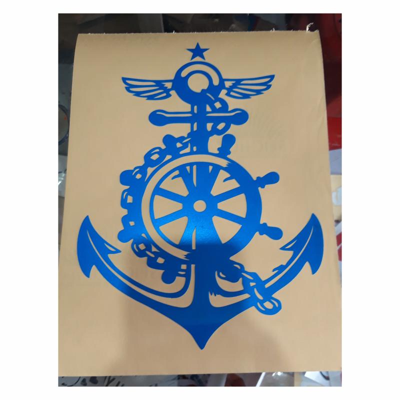STIKER JANGKAR ANCHOR STICKER CUTTING STICKER STIKER MENYALA - Shop ...